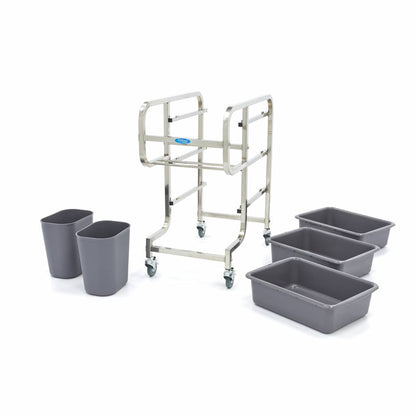 Afruimwagen - incl. 5 Bakken