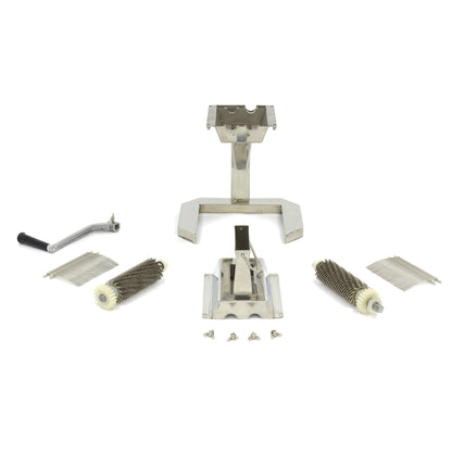 Vleesvermalser - 2 Rollers - 27 Messen - Doorvoer 12,5 x 2,5 cm