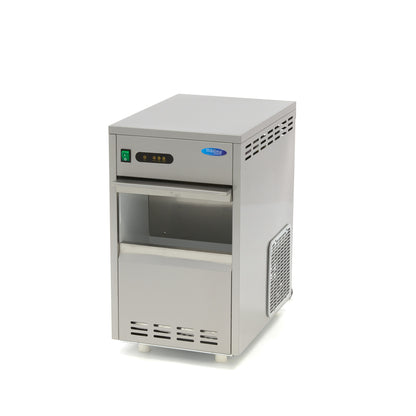 Schilferijsmachine - 30 Kg/24 u - Crushed ice - Watergekoeld