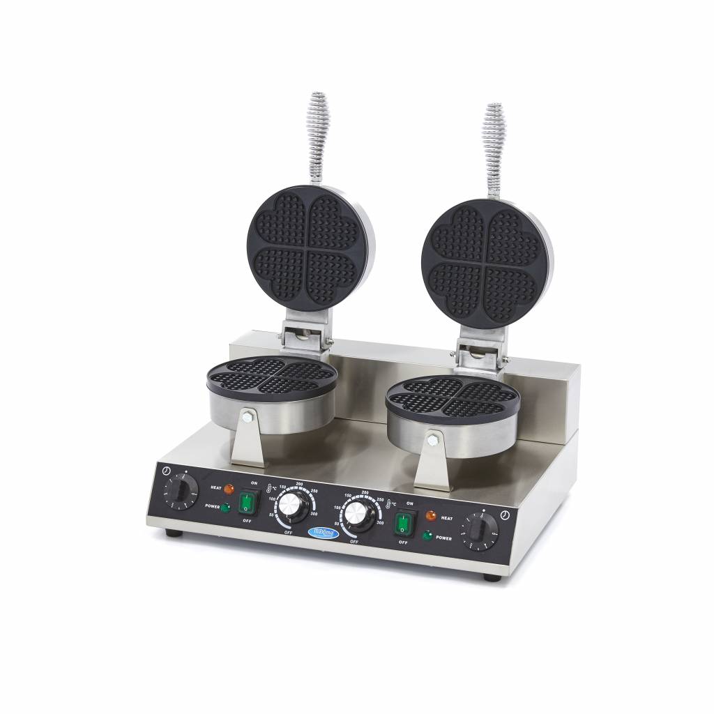 Wafelijzer - 8 Stuks - Hartjes Wafel