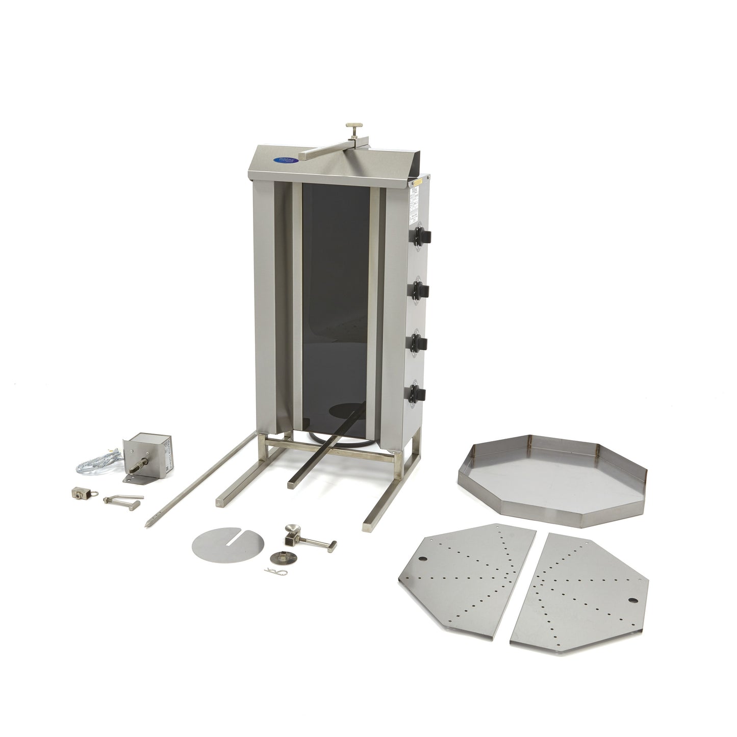 Shoarma Grill - 4 Branders - 50 Kg Vlees - Elektrisch