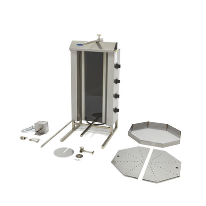 Shoarma Grill - 4 Branders - 50 Kg Vlees - Elektrisch