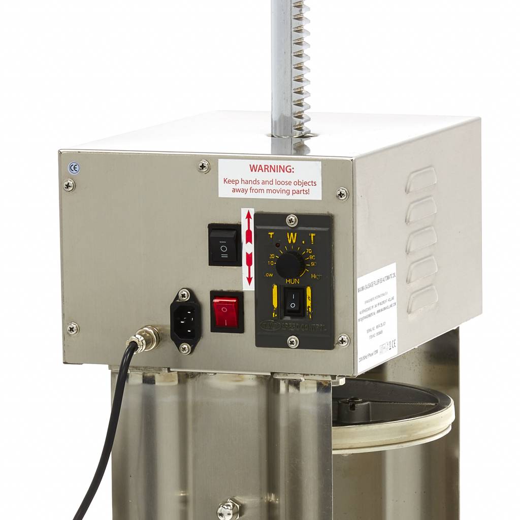 Worstenvuller - 25 L - Automatisch - Verticaal - incl. 4 Vulbuizen