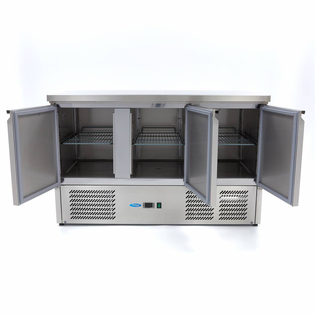 Koelwerkbank - 137 cm - 3 Deuren