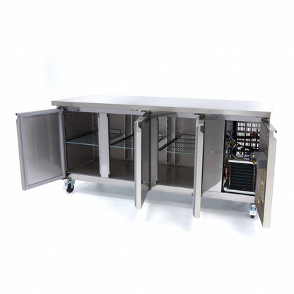 Koelwerkbank - 180 cm - 3 Deuren