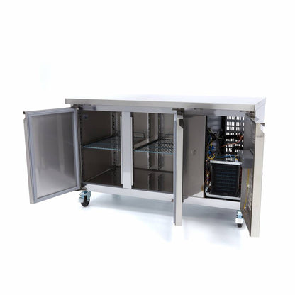 Vrieswerkbank - 136 cm - 2 Deuren