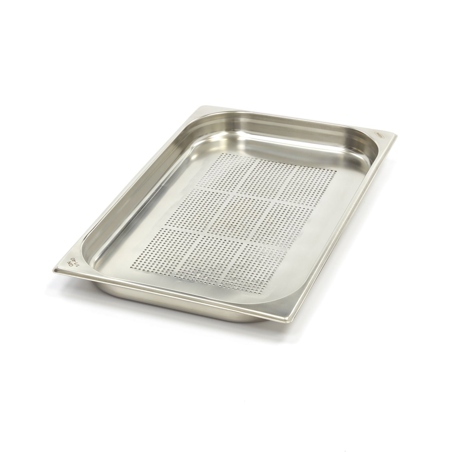 Gastronorm Bak - 1/1 GN - 4 cm Diep - RVS - Geperforeerd