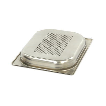 Gastronorm Bak - 1/2 GN - 4 cm Diep - RVS - Geperforeerd