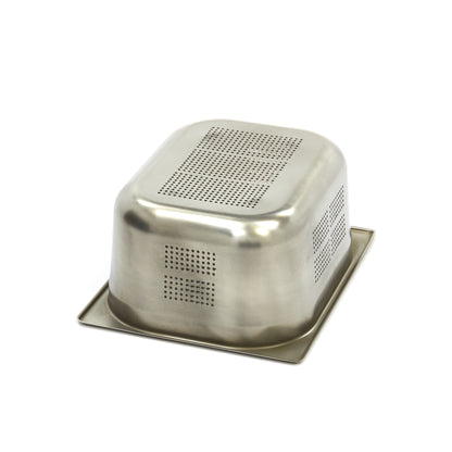 Gastronorm Bak - 1/2 GN - 15 cm Diep - RVS - Geperforeerd