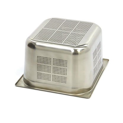 Gastronorm Bak - 2/3 GN - 20 cm Diep - RVS - Geperforeerd