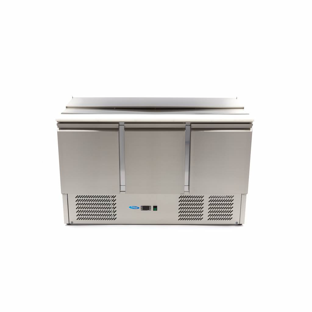 Saladette - 400 L - 137 cm - 3 Deuren - incl. Snijplank